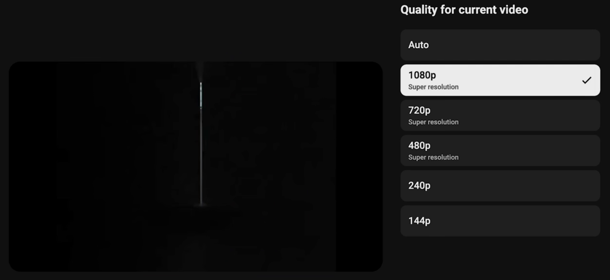 Super Resolution Youtube